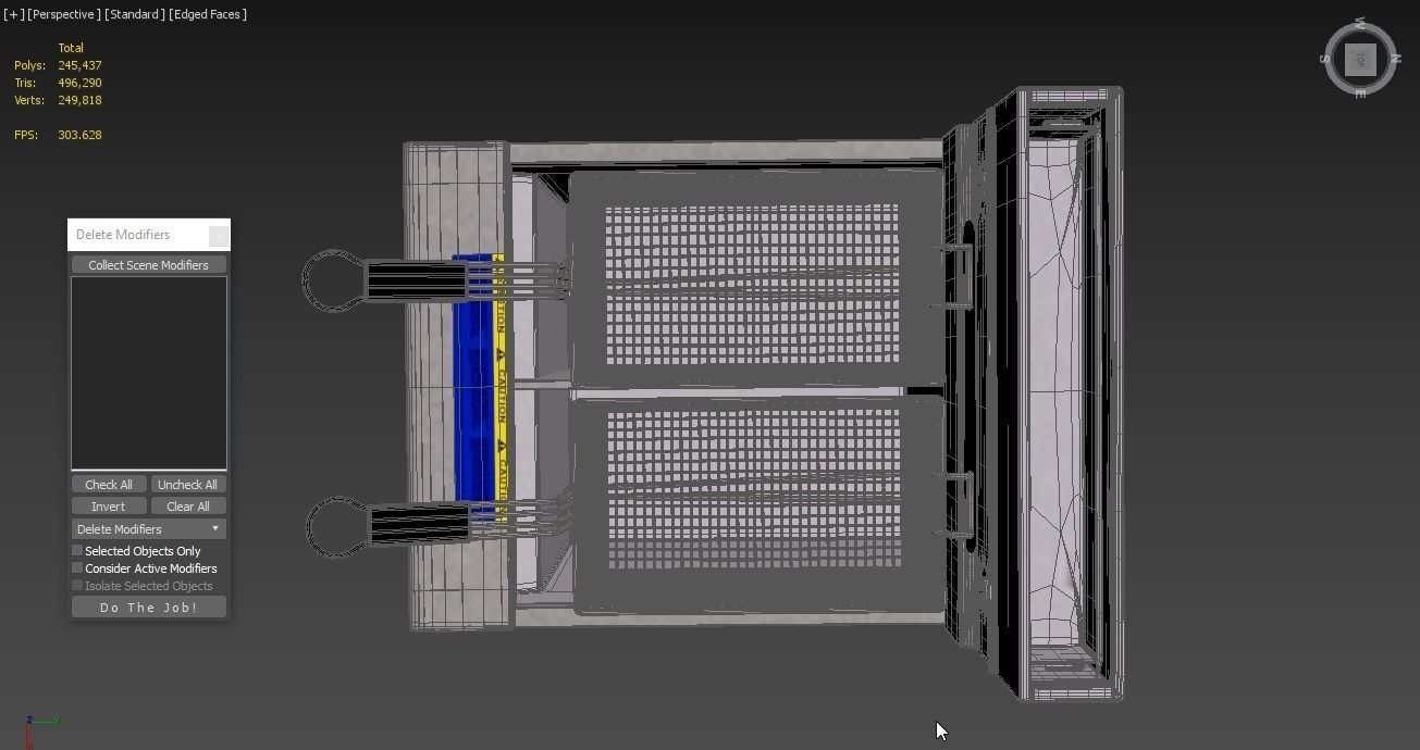 Anets Goldenfry Split Pot Fryer AGG14T 3D model_4