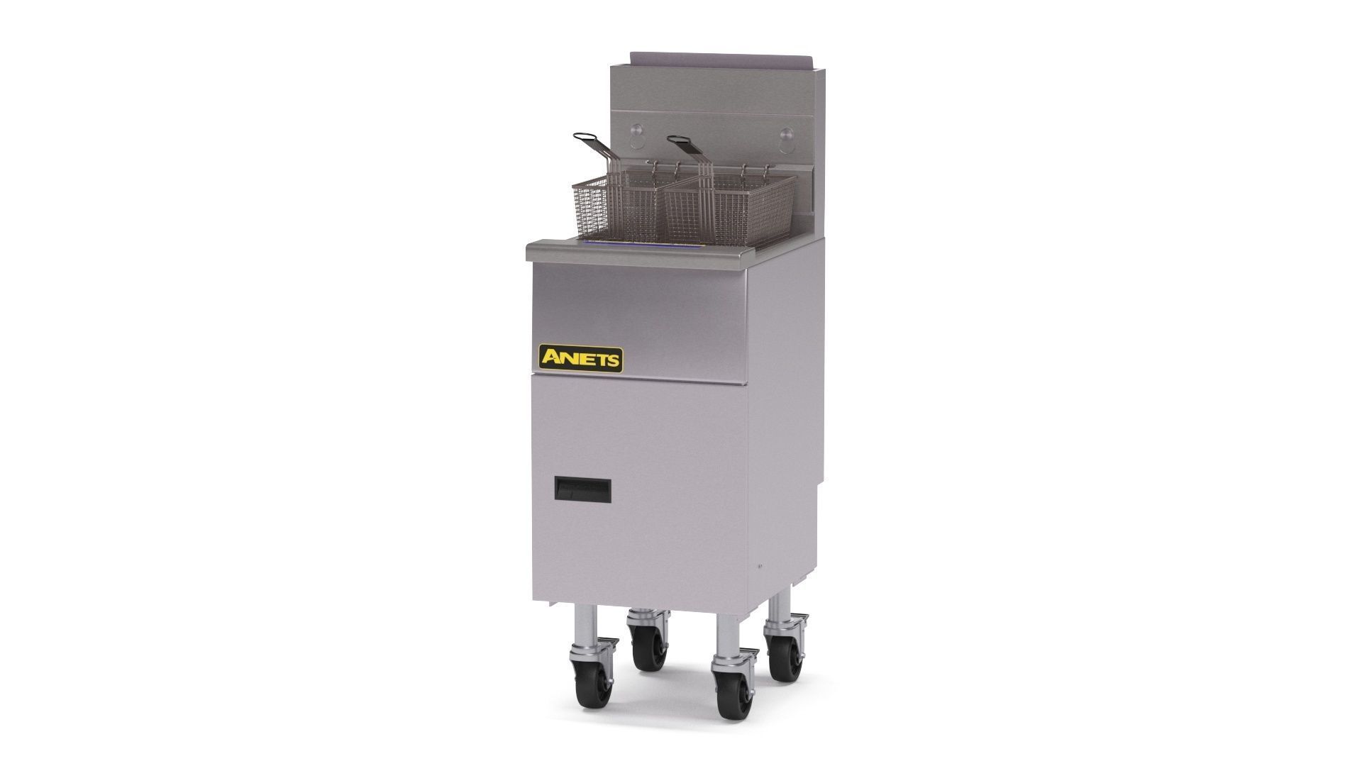 Anets Goldenfry Split Pot Fryer AGG14T 3D model_14