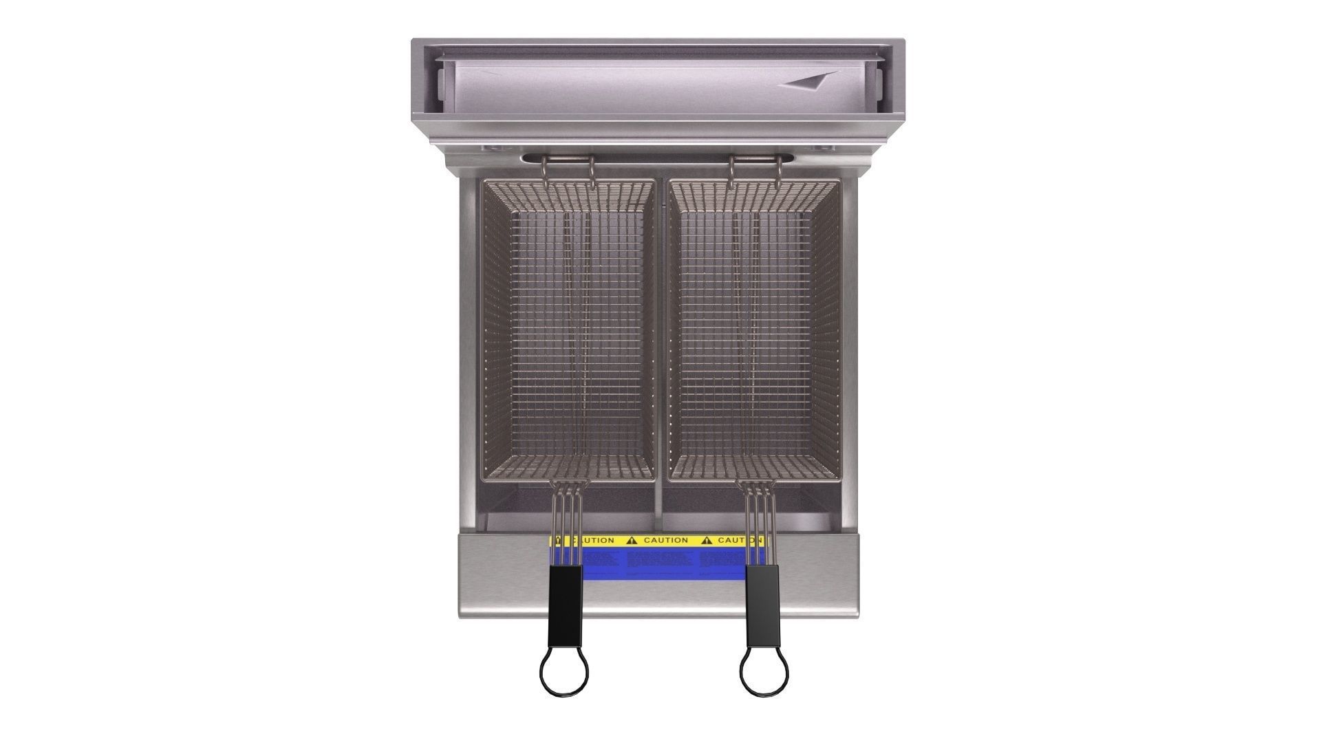 Anets Goldenfry Split Pot Fryer AGG14T 3D model_11