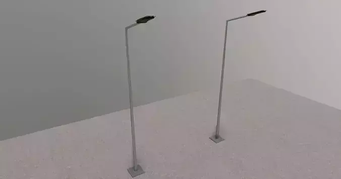 5mt Conical Lighting Pole Single Consol