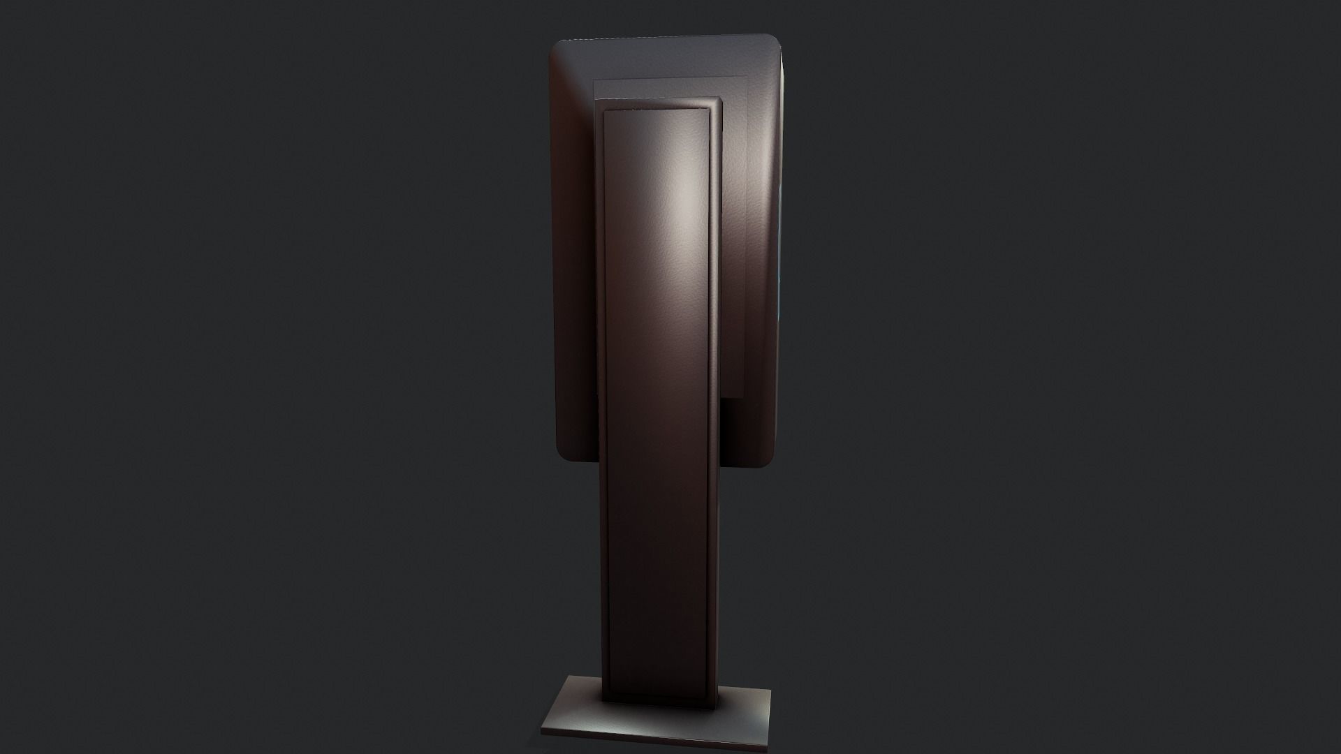 Retro Payphone - Tutorial Included  Low-poly 3D model_8