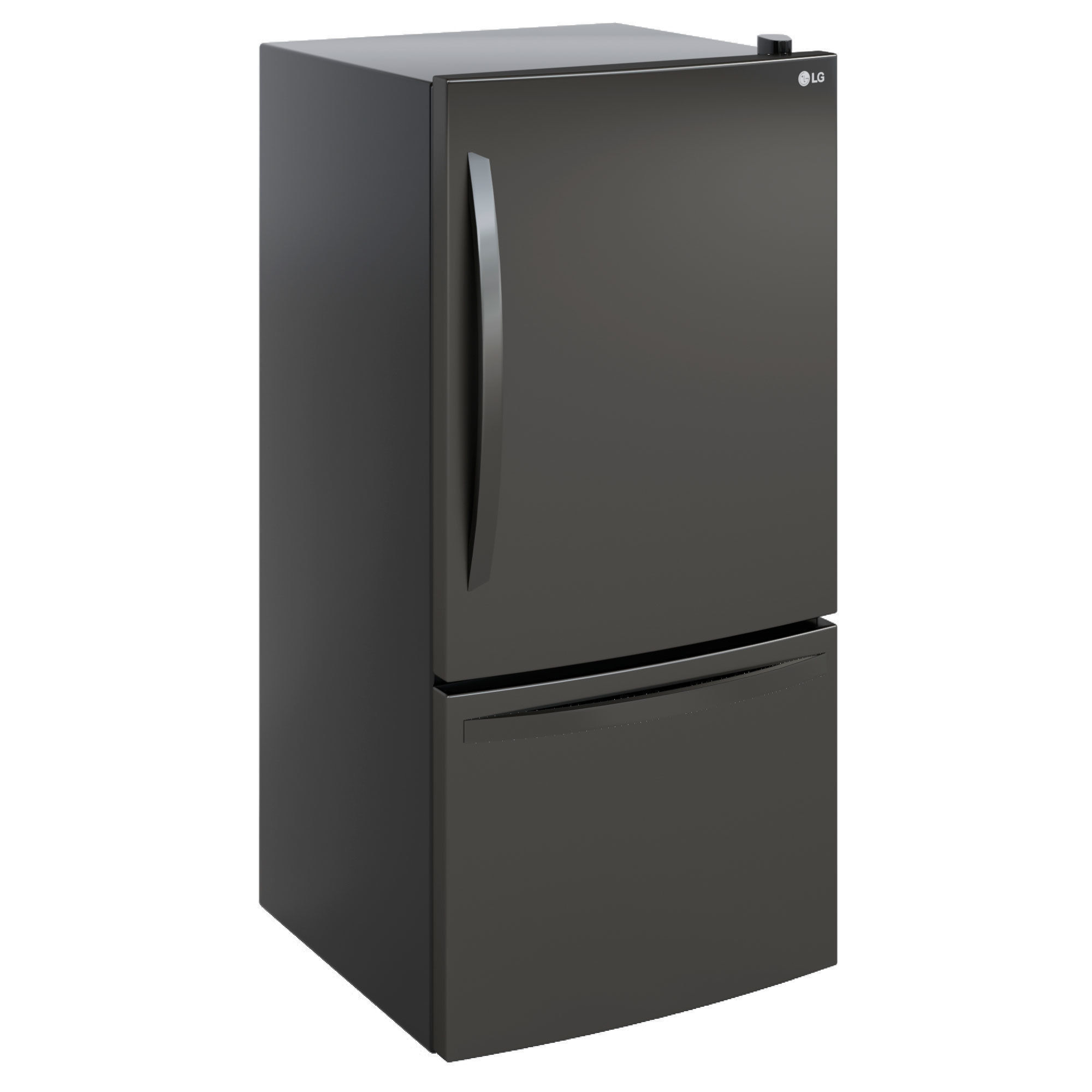 Bottom Freezer Refrigerator 3D model_3
