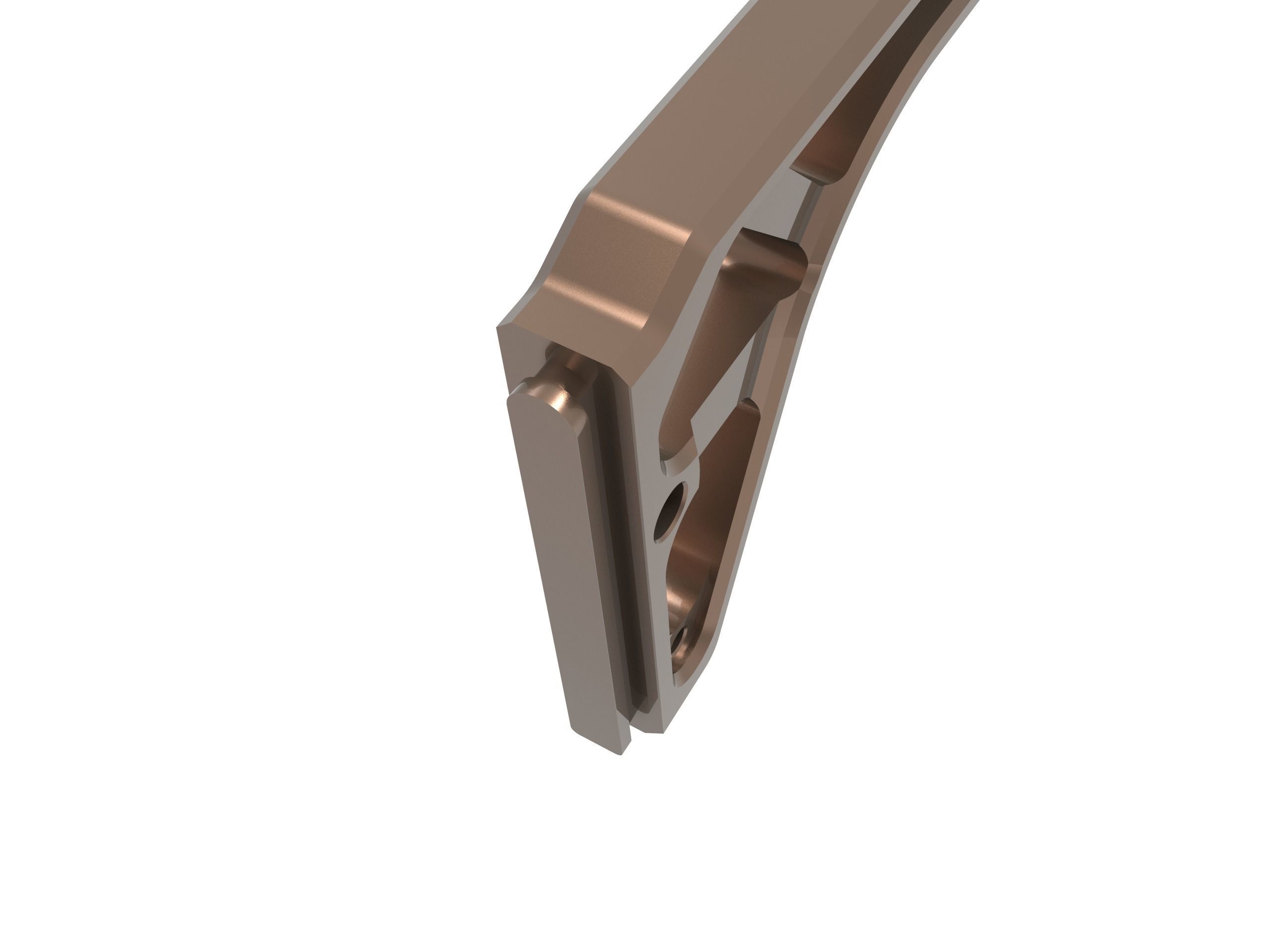 SKELETON STOCK WITH BRACE ADAPTER TO PICATINNY RIS 3D print model_8