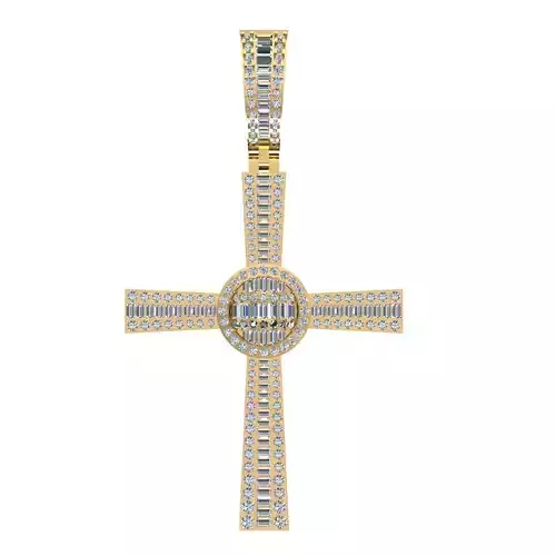HIP HOP CROSS PENDANT