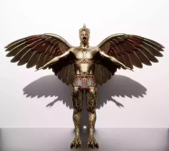 Legendary Garuda  Fully Rigged 3D Character 