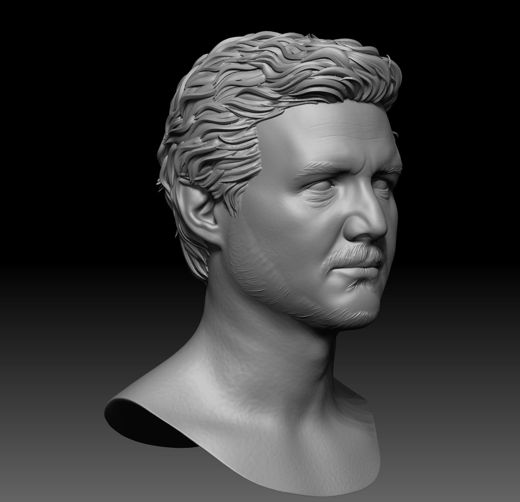 Pedro Pascal - Joel - The Last of Us 3D print model 3D print model_2