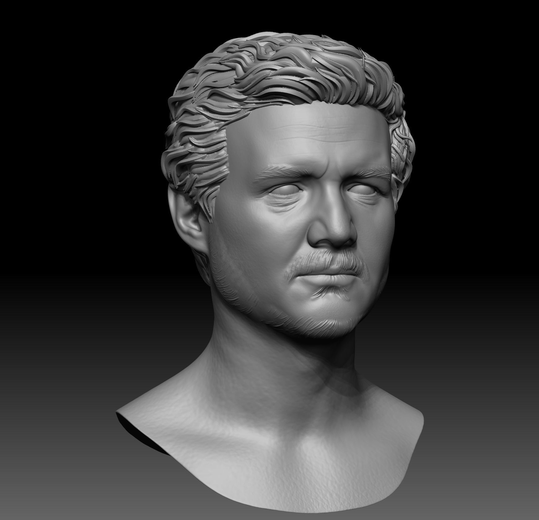 Pedro Pascal - Joel - The Last of Us 3D print model 3D print model_1
