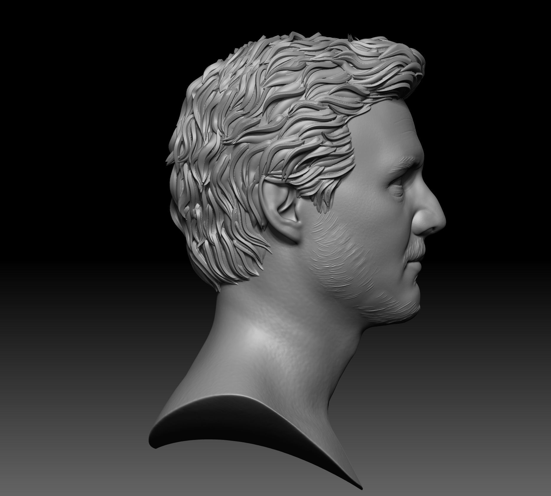 Pedro Pascal - Joel - The Last of Us 3D print model 3D print model_3