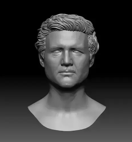 Pedro Pascal - Joel - The Last of Us 3D print model 3D print model