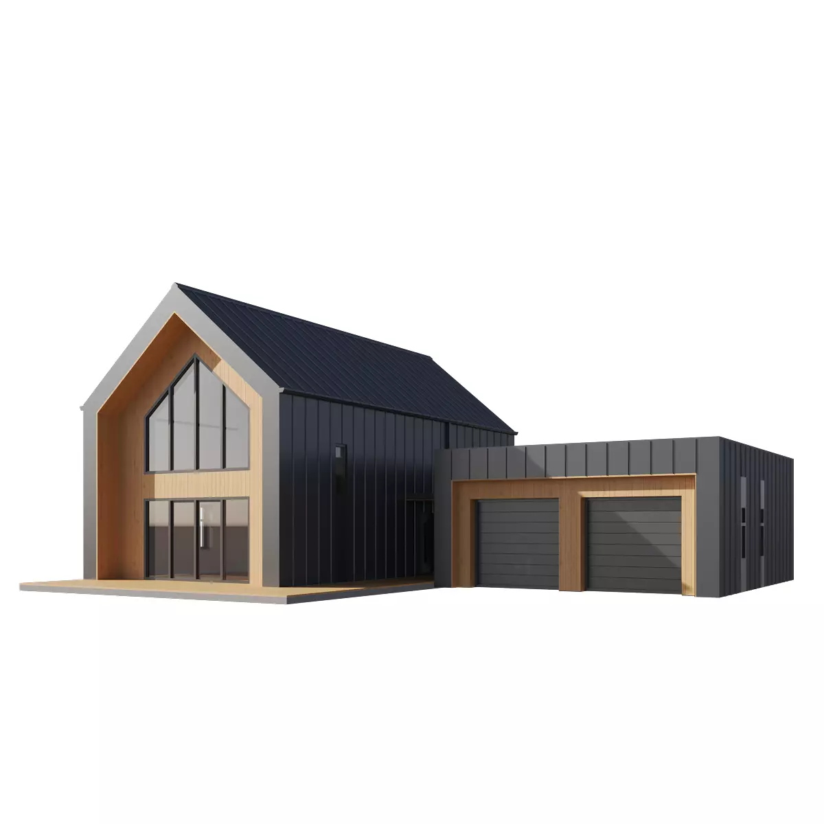 Modern house 3D model_0