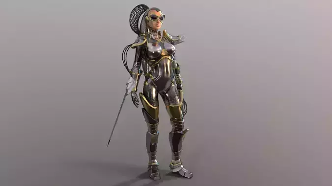 Sci-Fi Girl Ponytail