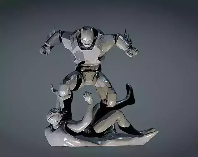 Batman vs Superman 3D Model Ready to Print