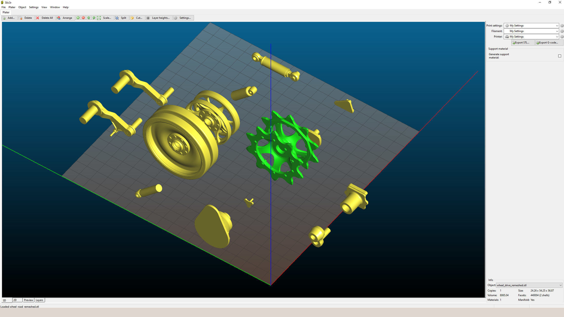 M113 Wheels Collection 3D model_16