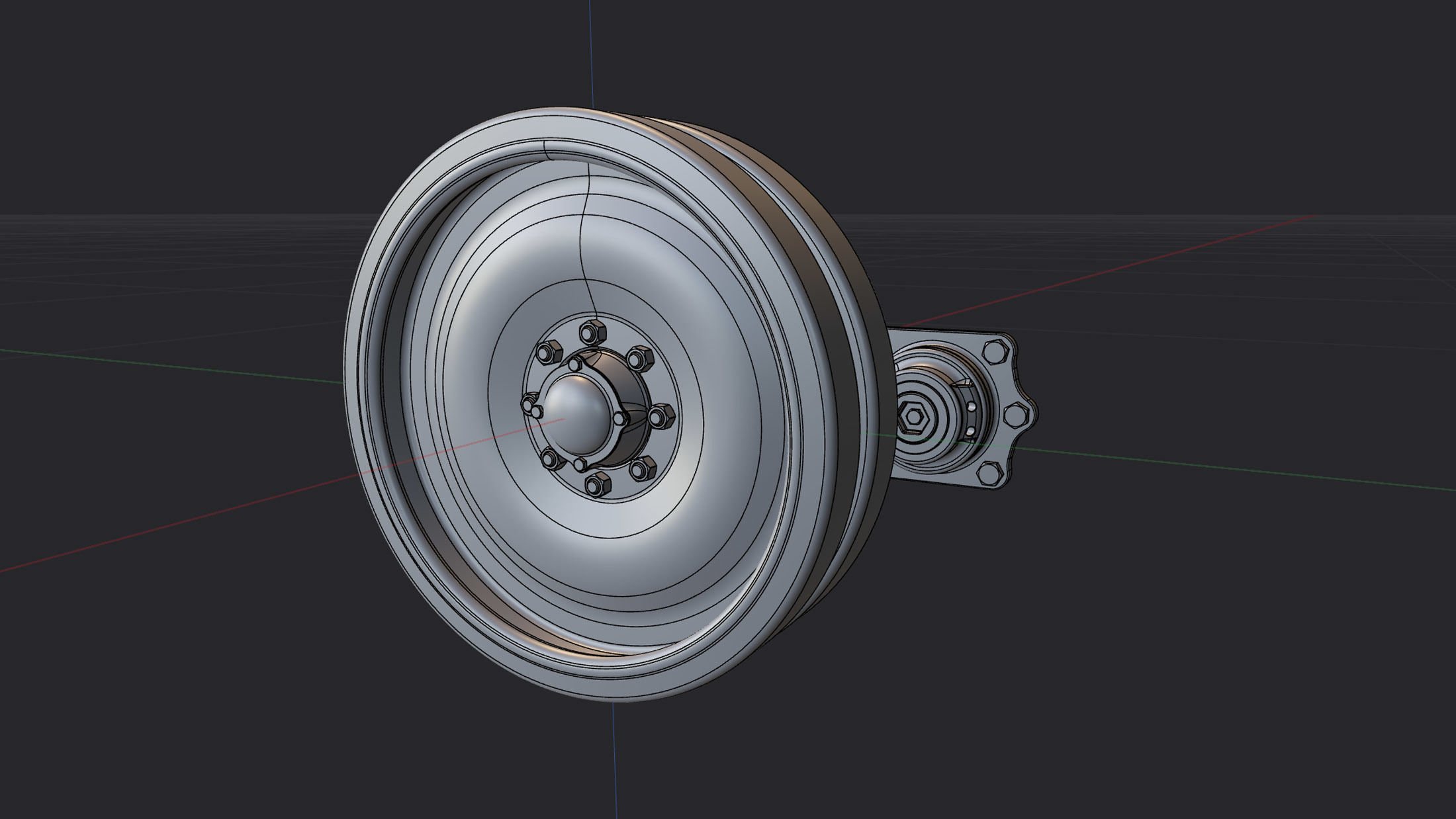 M113 Wheels Collection 3D model_10