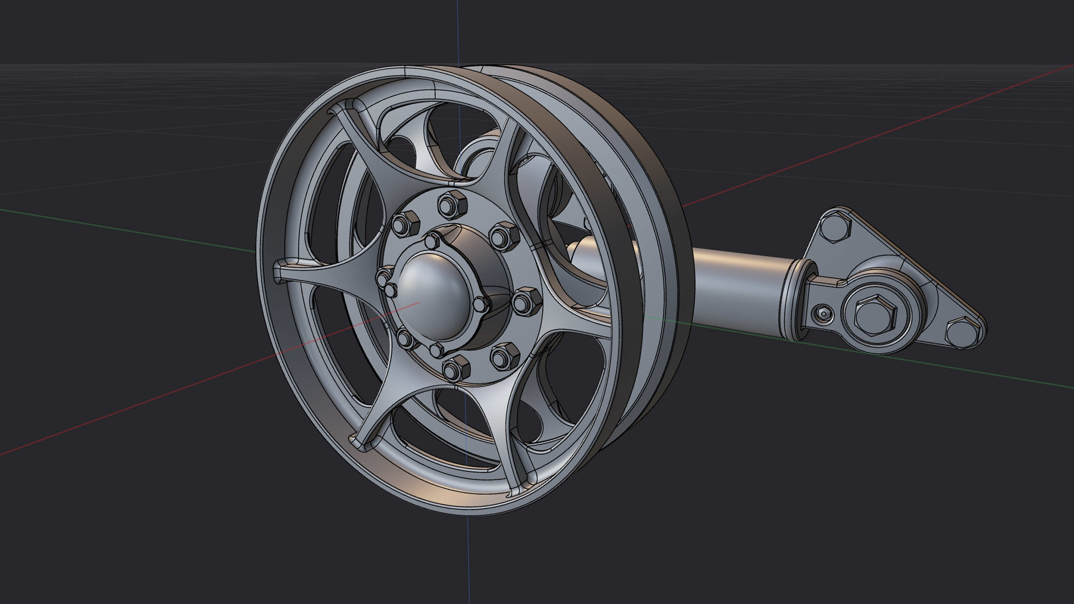 M113 Wheels Collection 3D model_5