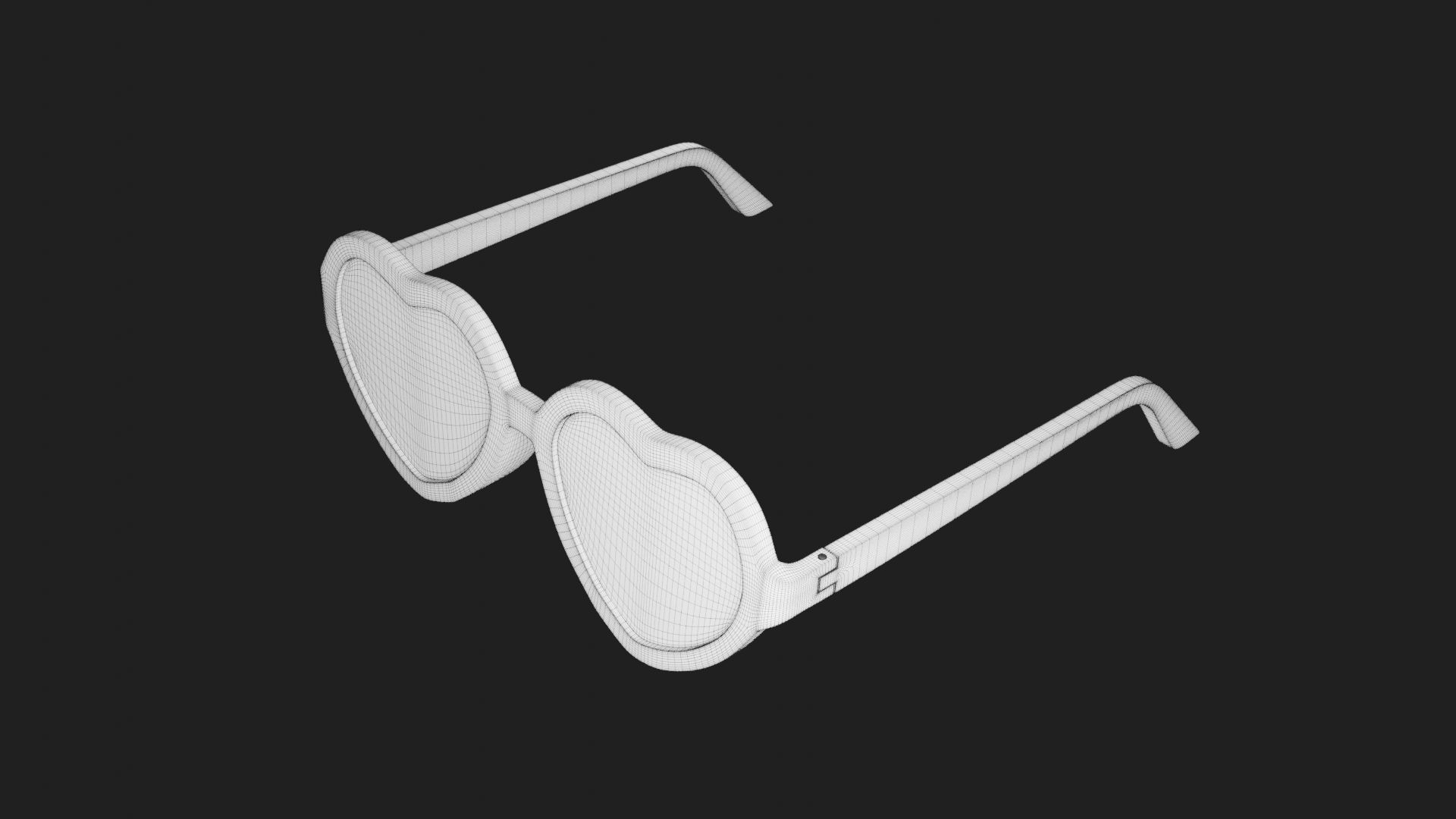 Sunglasses in Golden Color 3D print model_6