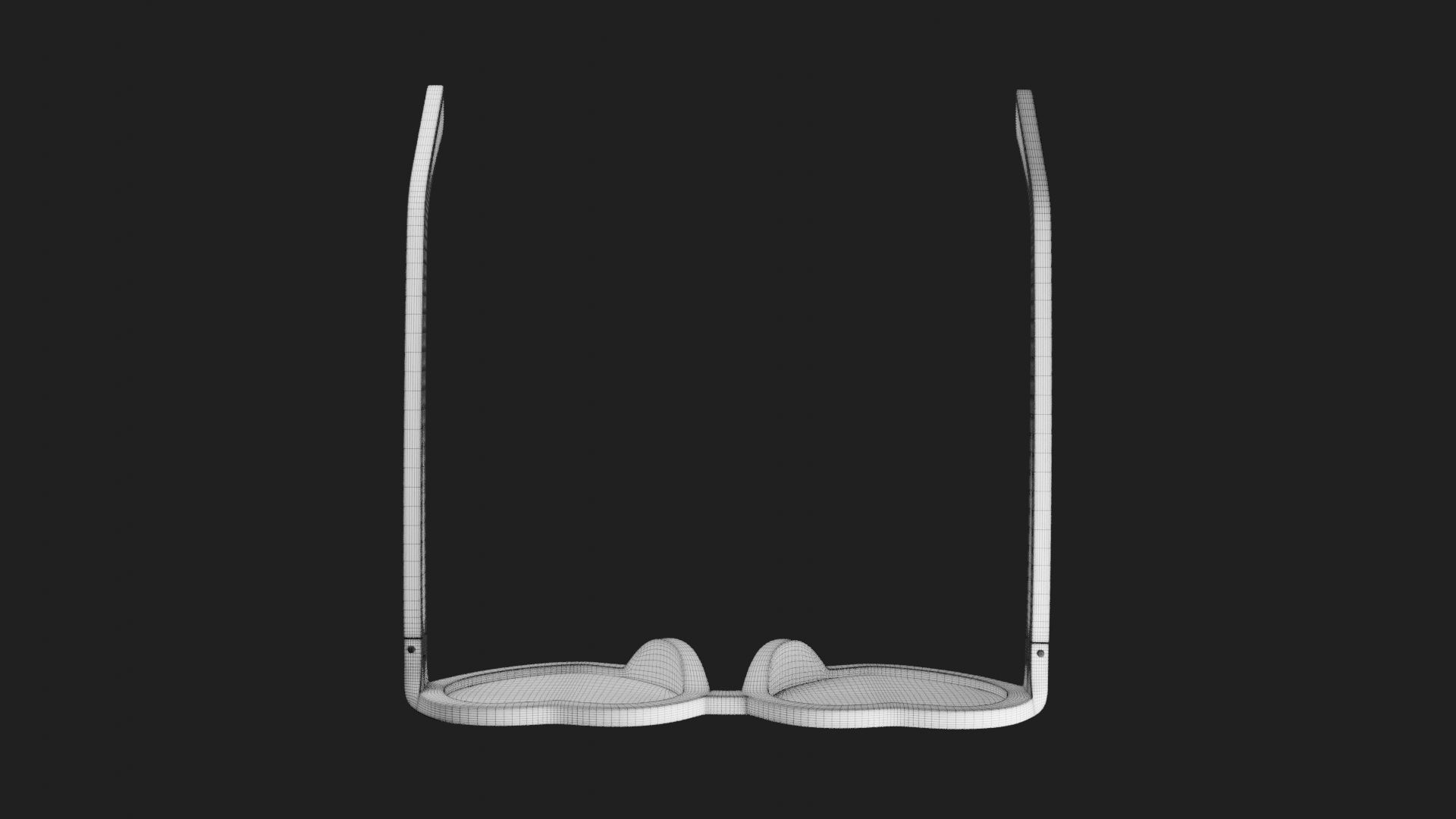 Sunglasses in Golden Color 3D print model_7