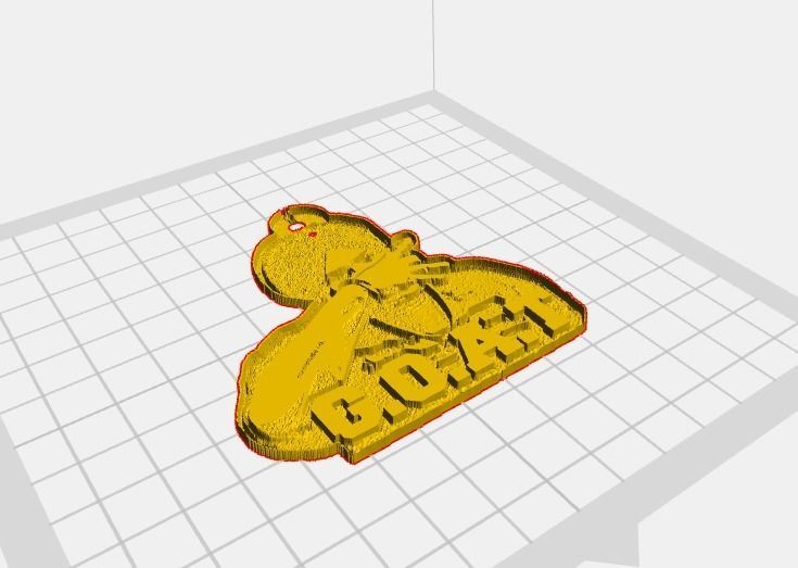 sidhu moose wala keyring 3d print model 3D print model_1