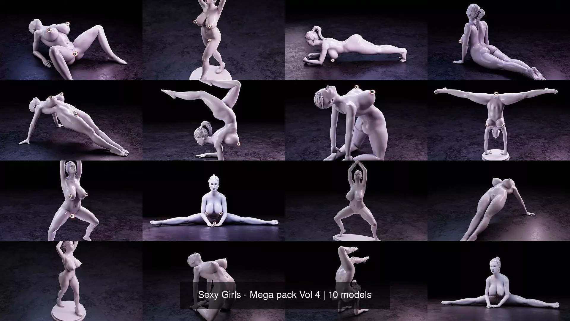 Sexy Girls - Mega pack Vol 4 3D Model Collection_0