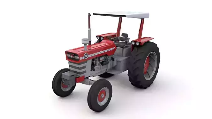 Massey Ferguson 1130 Canopy Tractor 1968 3D model