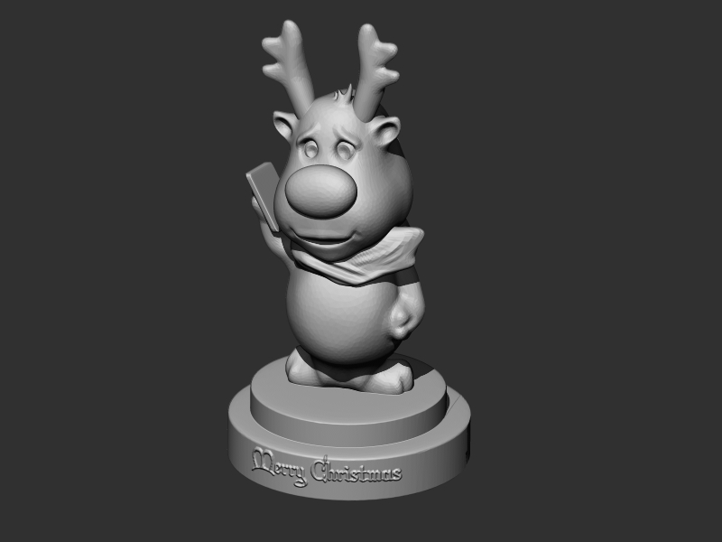 Santa s Reindeer 3D print model_1