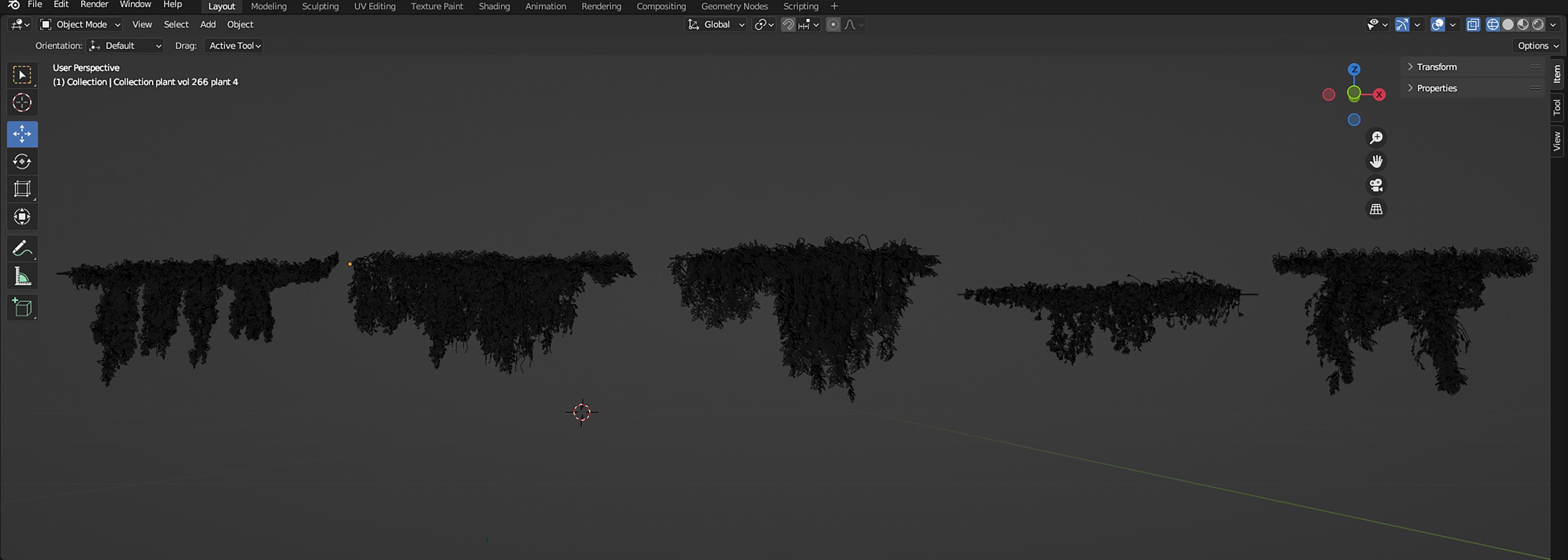 Collection plant vol 266 - blender model  3D model_7