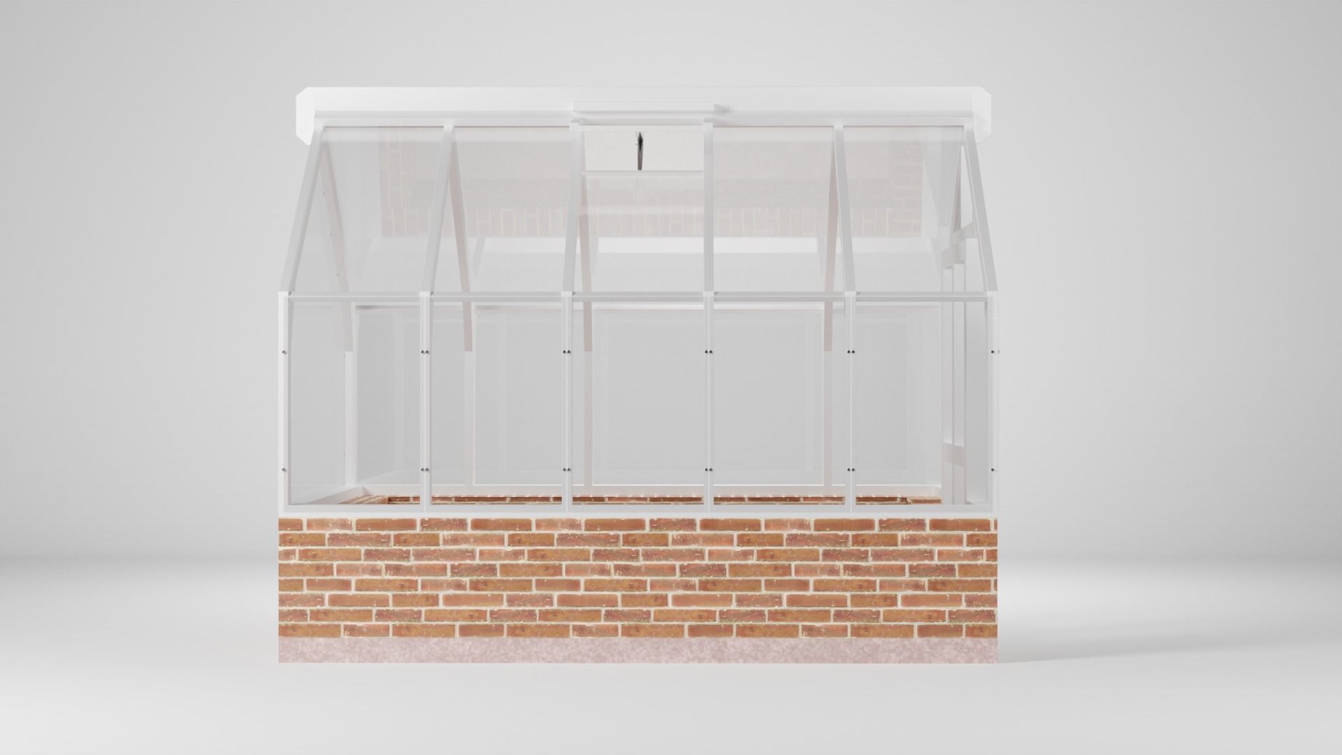 Lahe 4 Green House Low-poly 3D model_2