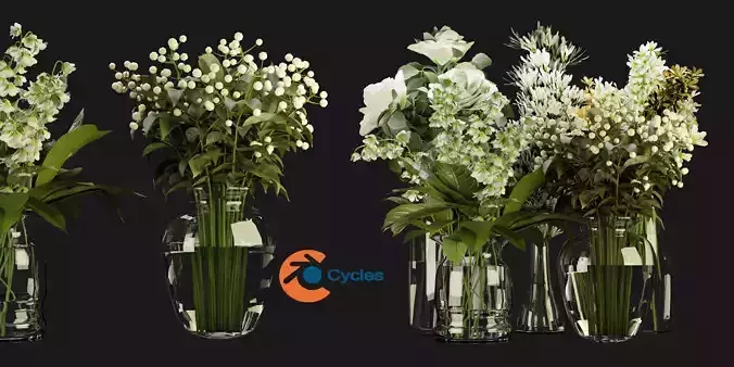 Collection plant vol 267 - blender model  3D model