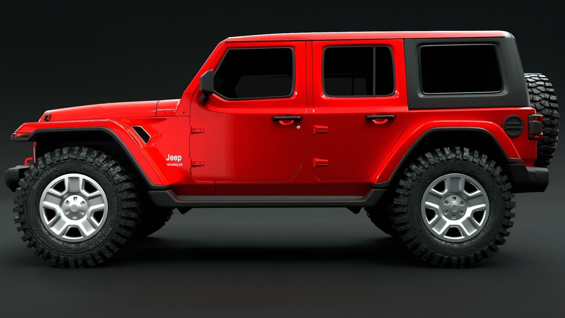 Jeep Wrangler Rubicon  3D model_6