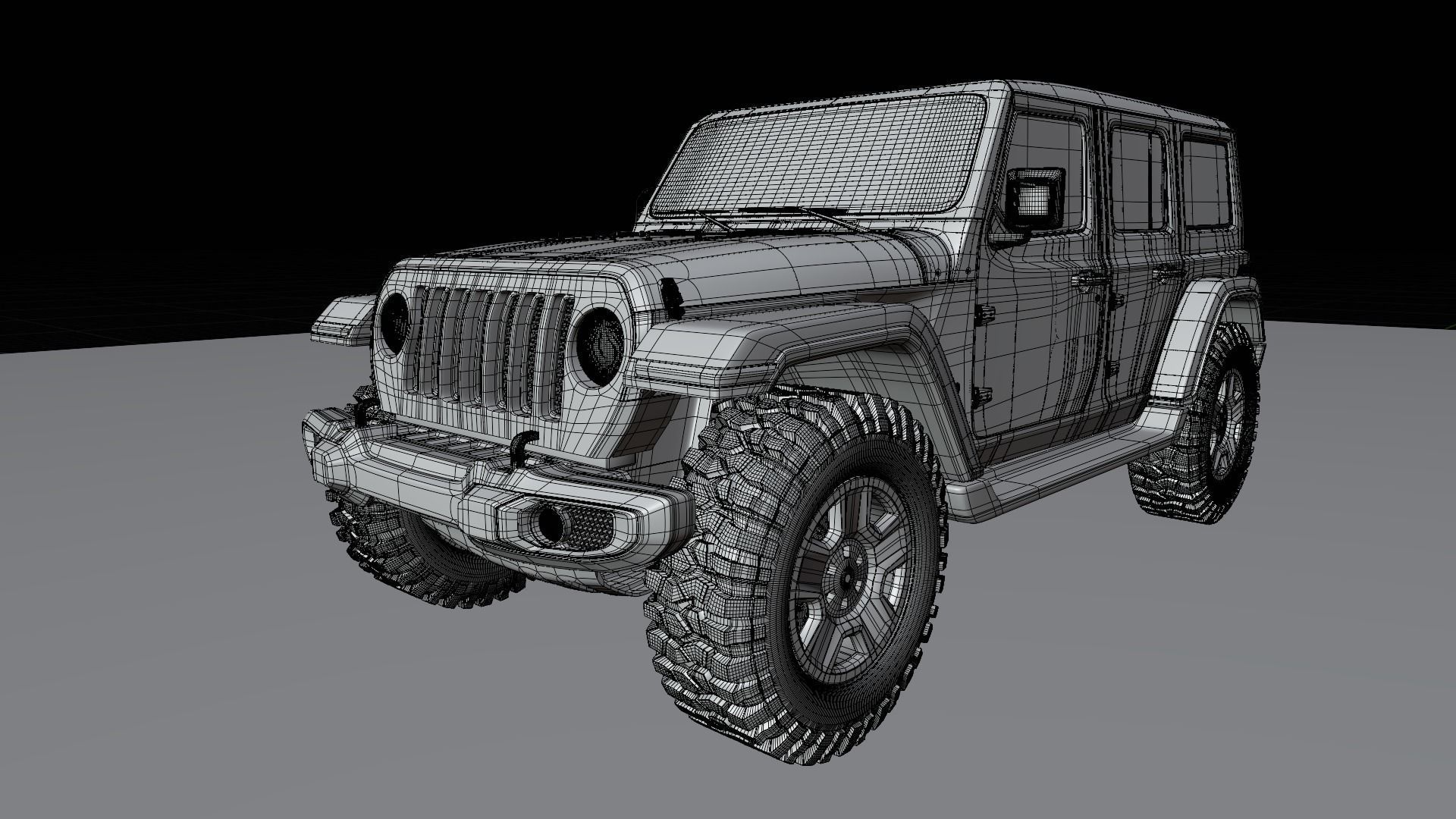 Jeep Wrangler Rubicon  3D model_10