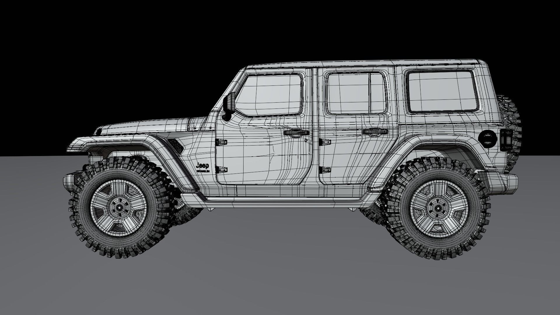 Jeep Wrangler Rubicon  3D model_12
