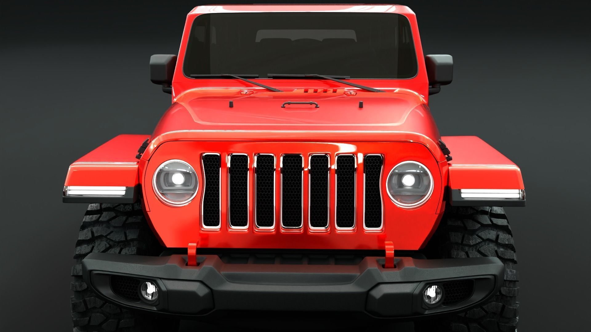 Jeep Wrangler Rubicon  3D model_1