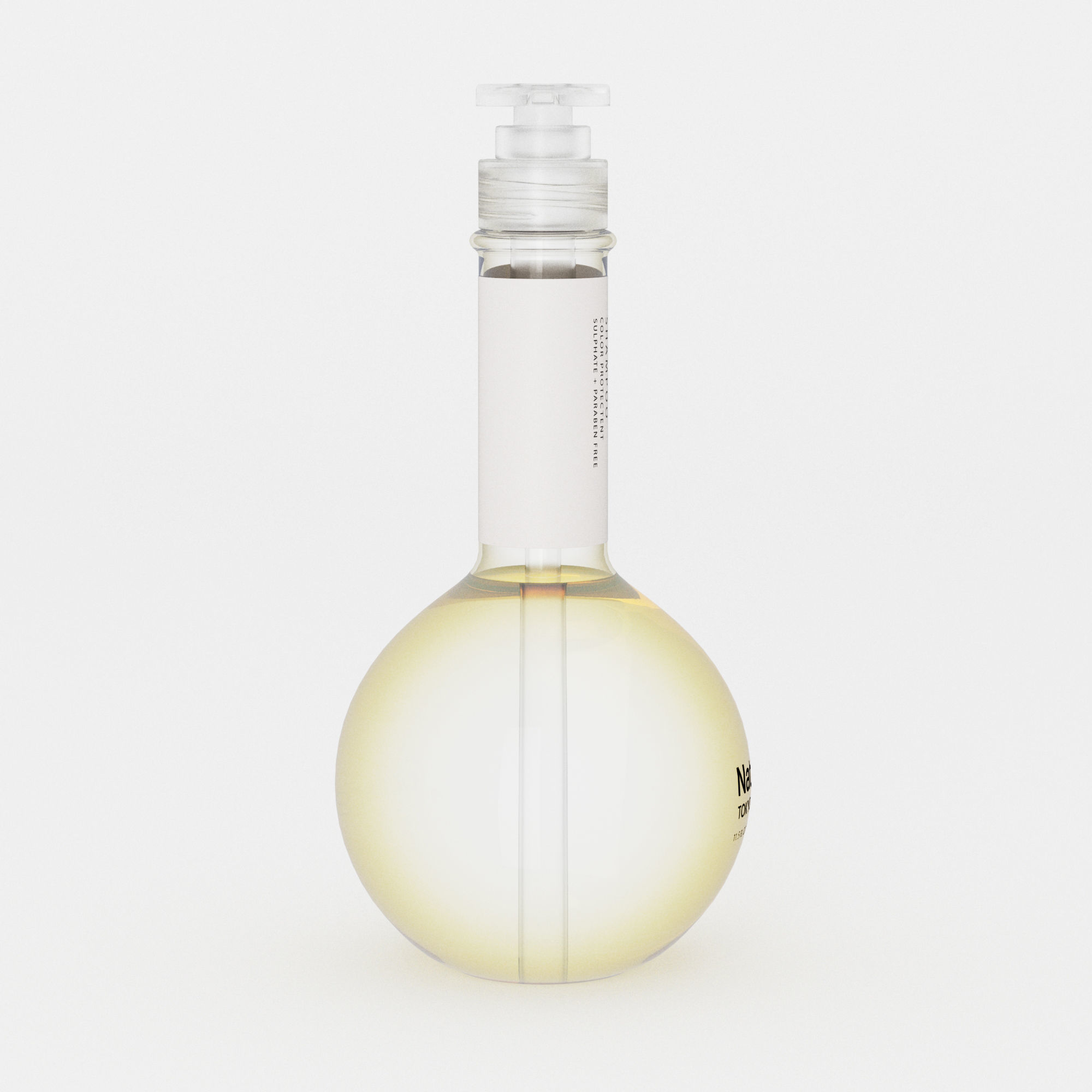 Shampoo And Dispenser 3D model_7