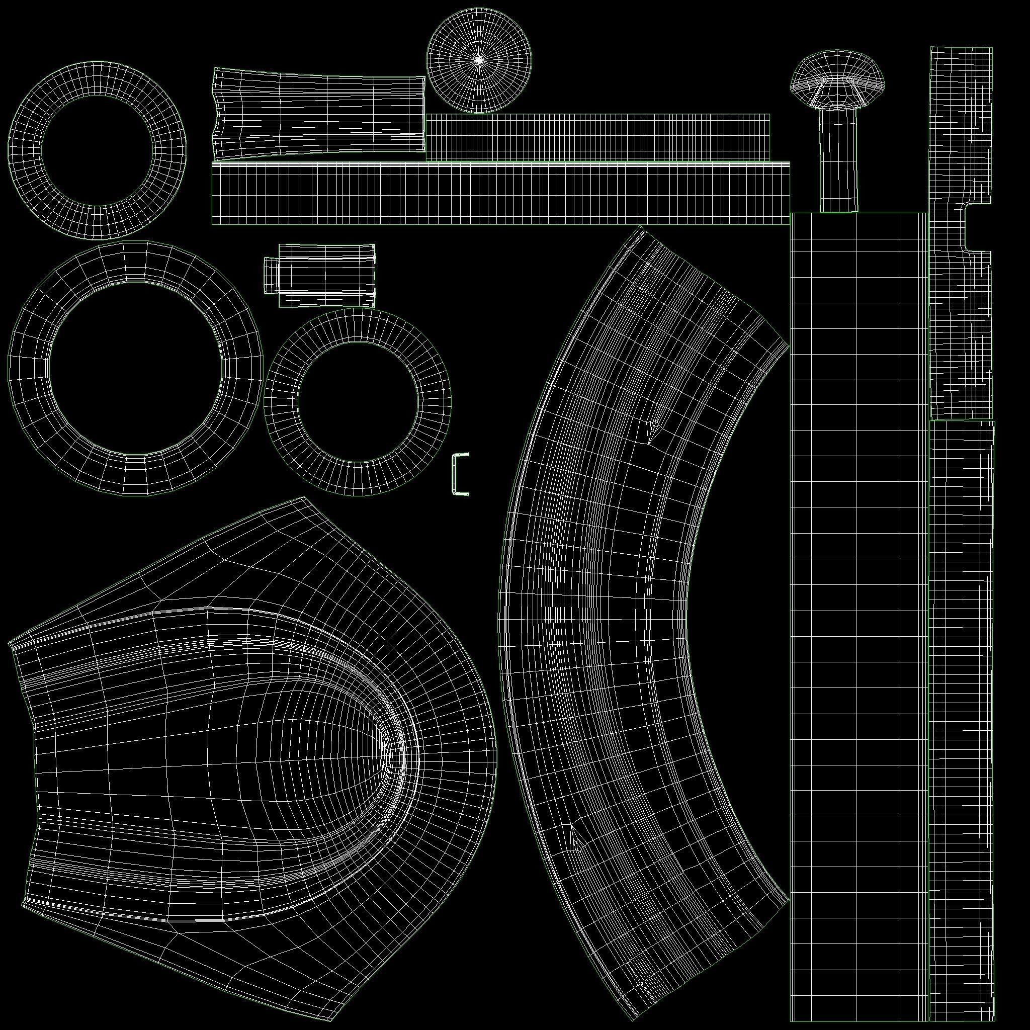Shampoo And Dispenser 3D model_10