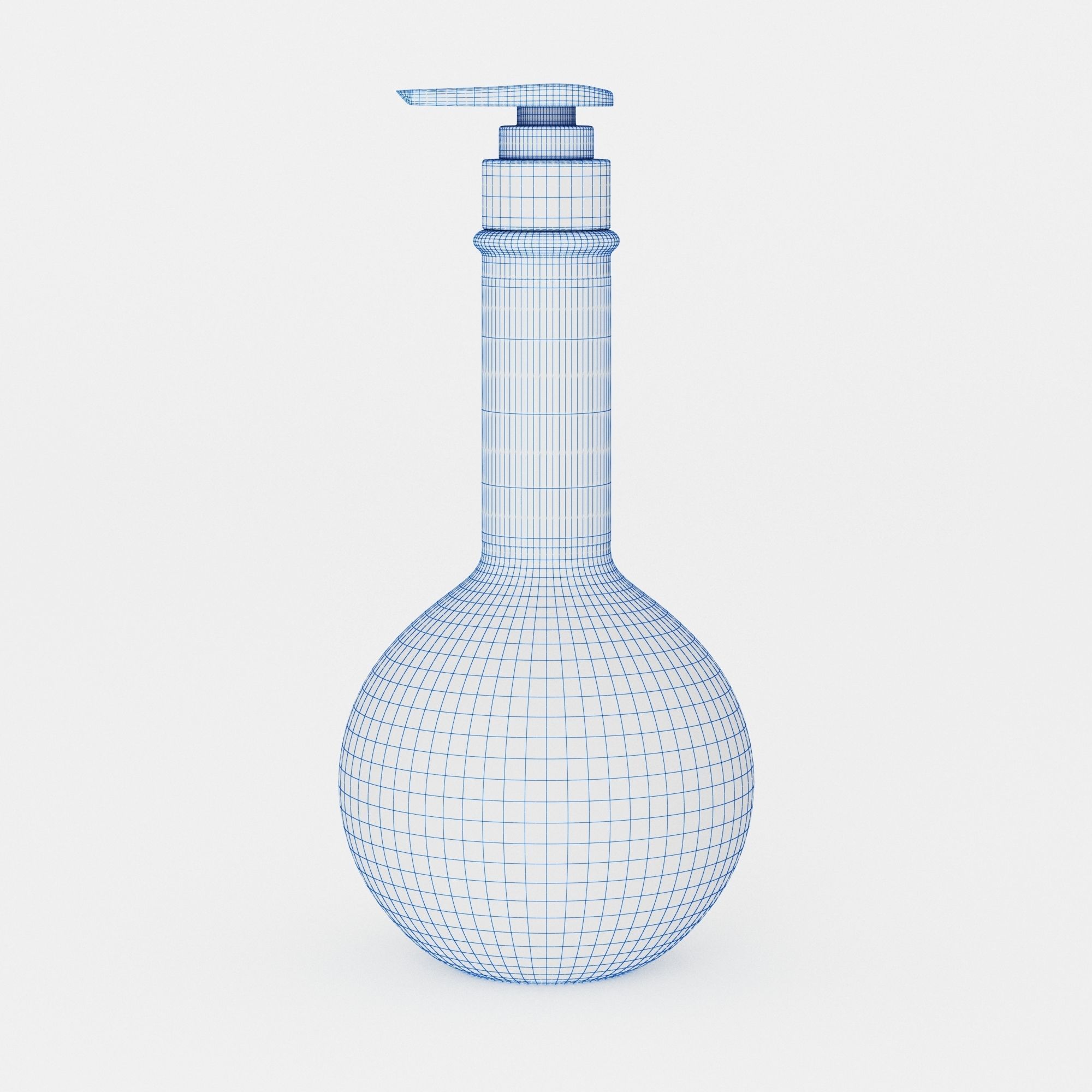 Shampoo And Dispenser 3D model_8