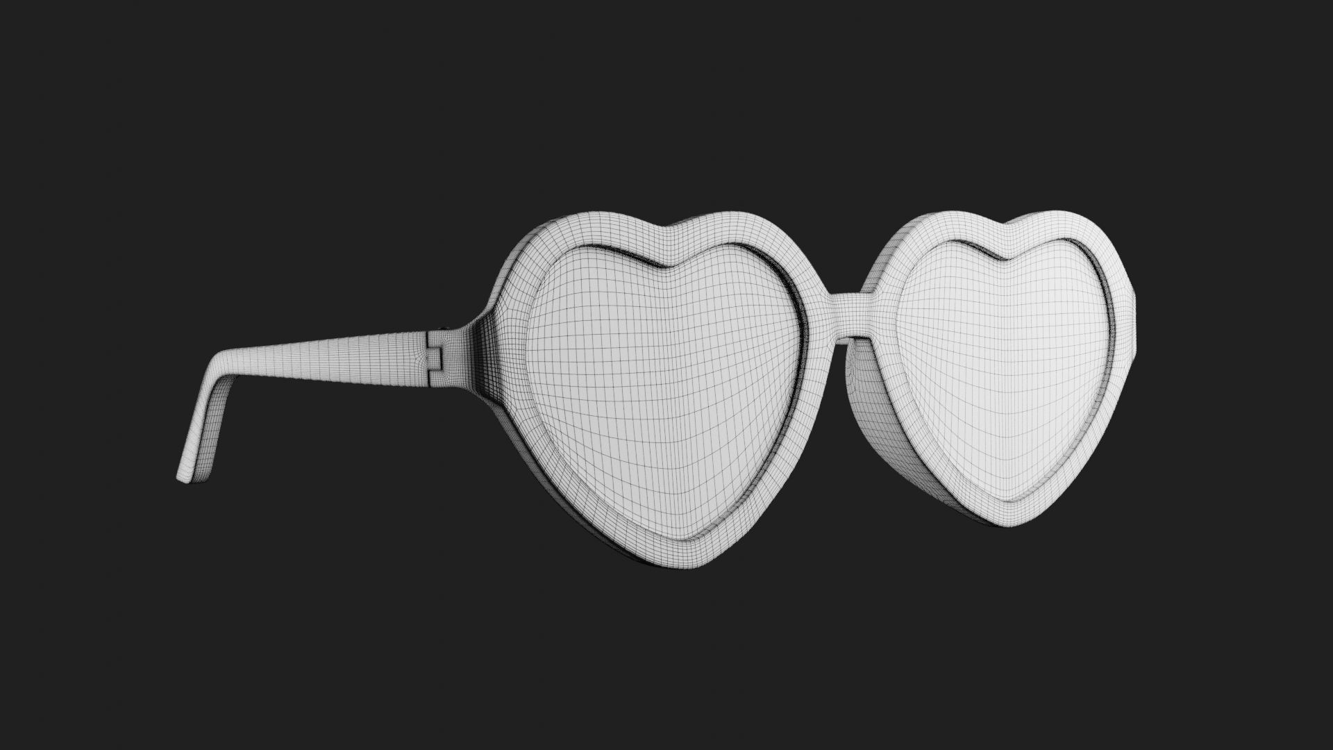 Sunglasses in Black Color 3D print model_5