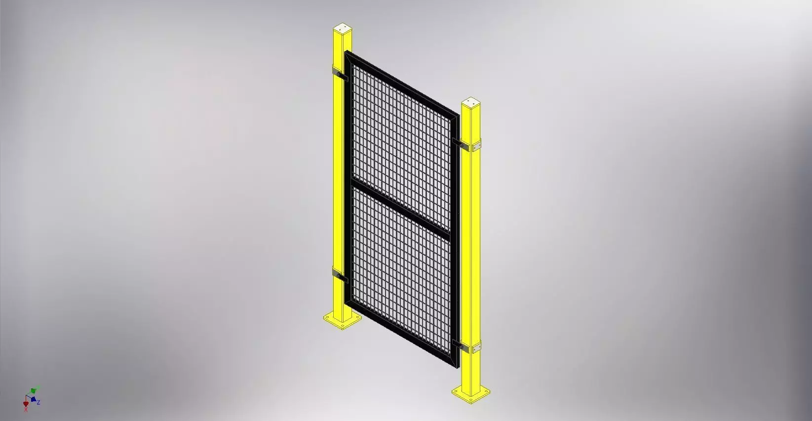 26349-SAFETY FENCE 1 UNIT 3D model