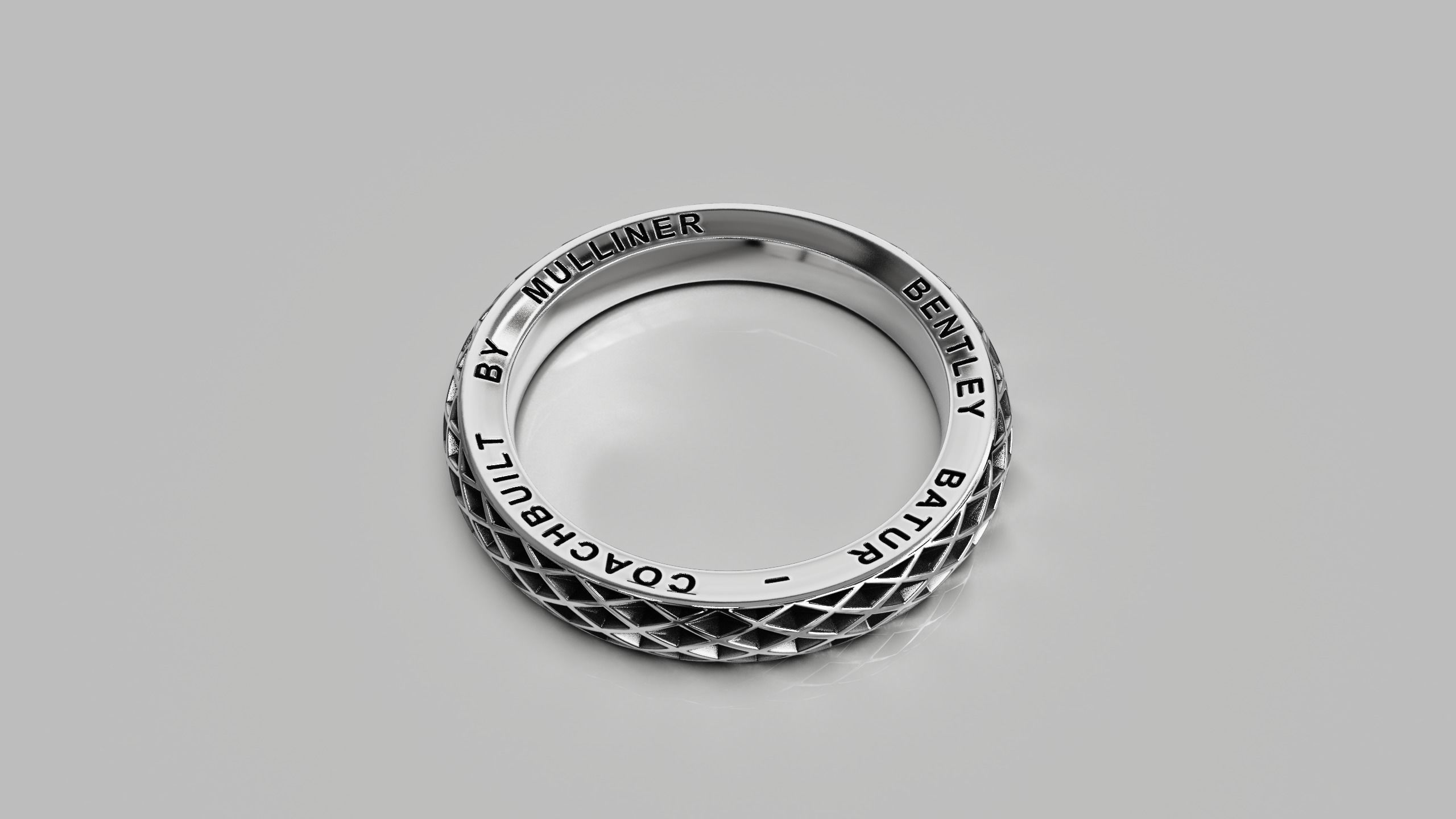 Bentley ring 3D print model_13