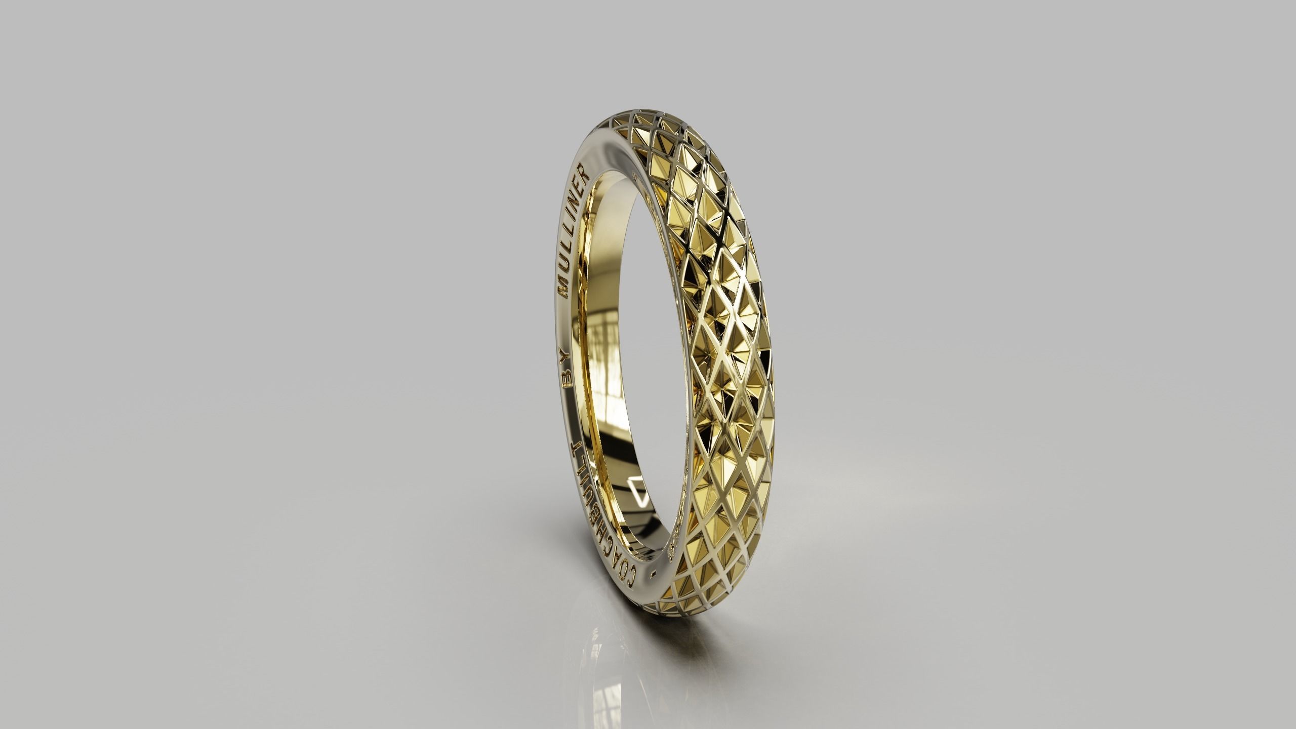 Bentley ring 3D print model_8