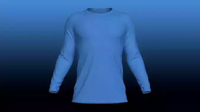 Men casual stylish mesh T-shirt  3D model