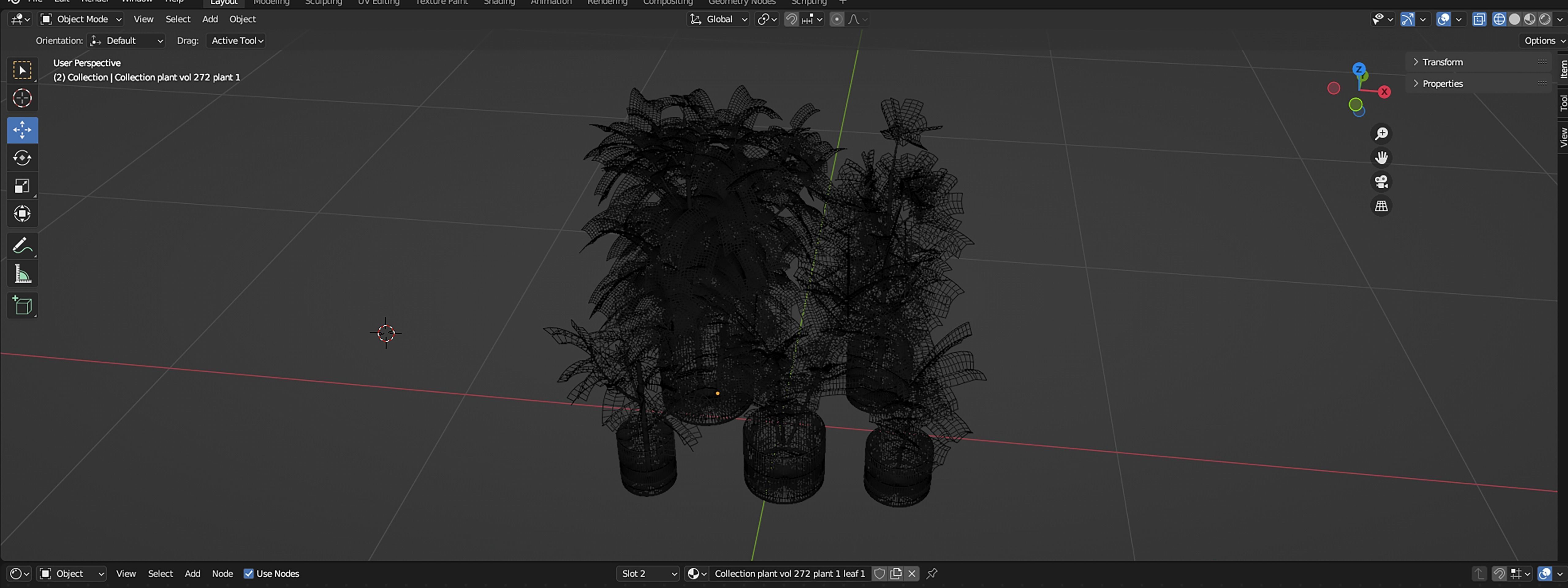 Collection plant vol 272 - blender model  3D model_7