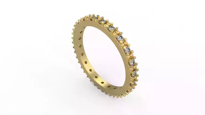 Woman Solitaire Ring 753