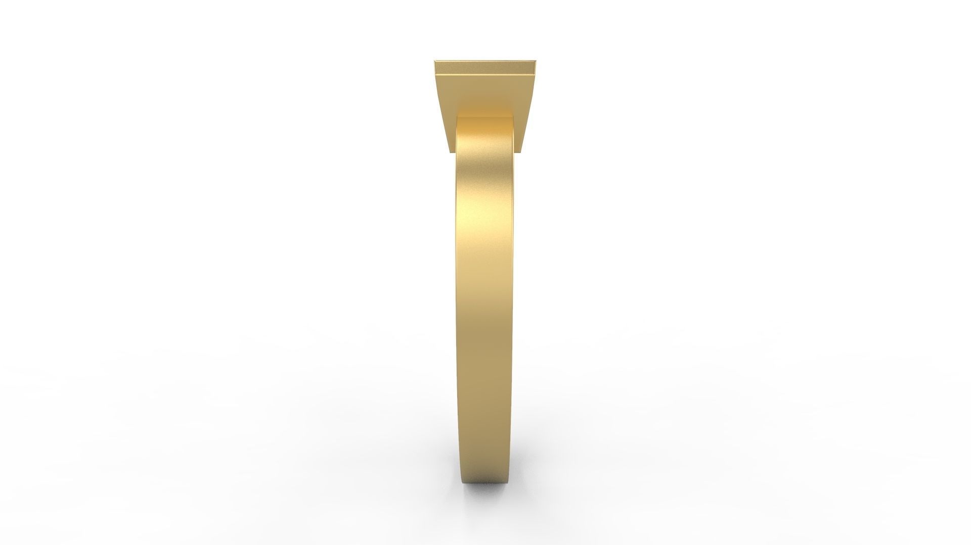 Woman Solitaire Ring 720 3D print model_2