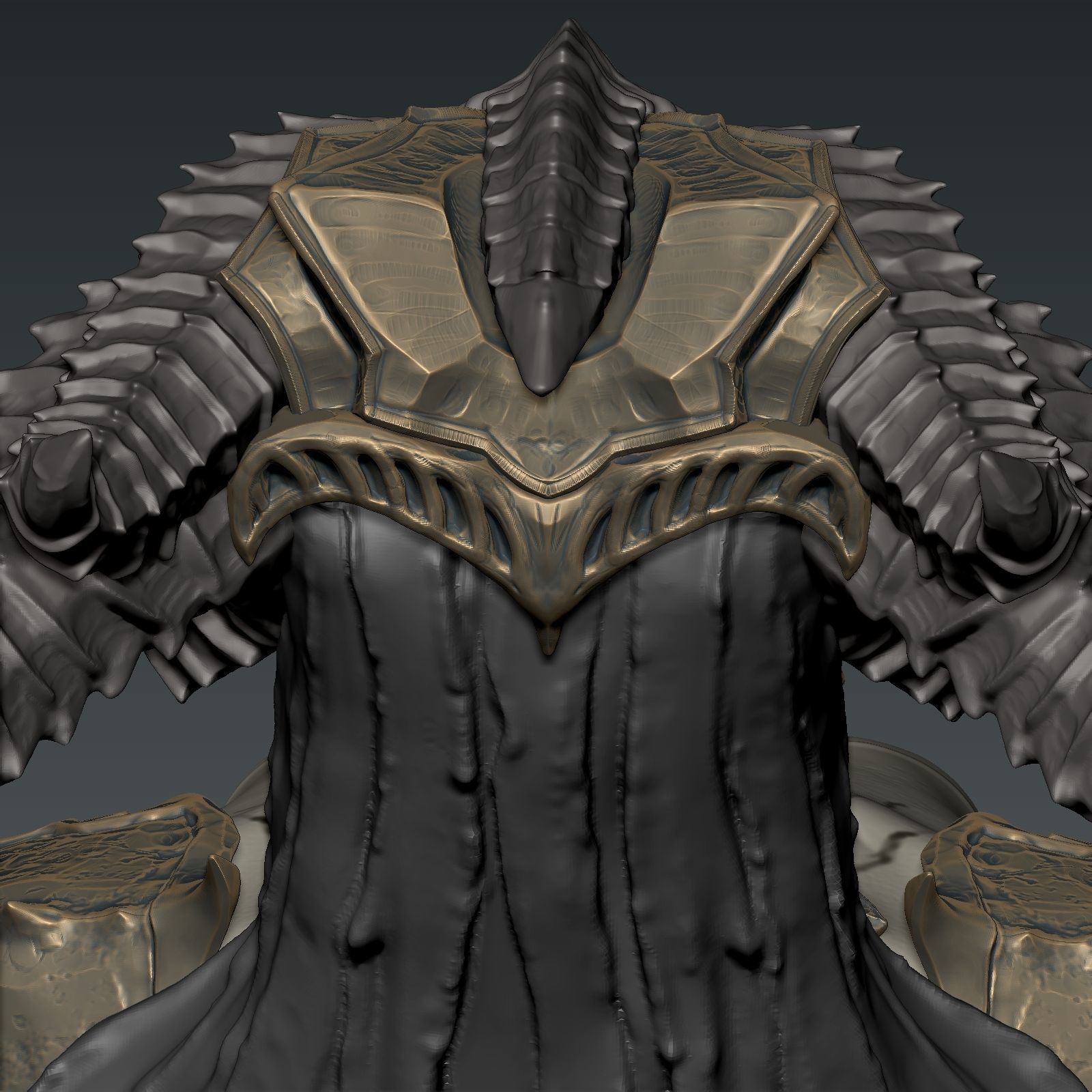 Lilith Bust 3D print model_11