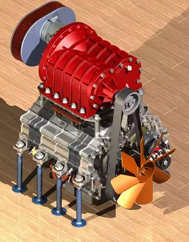 Rotary engine  3D print model