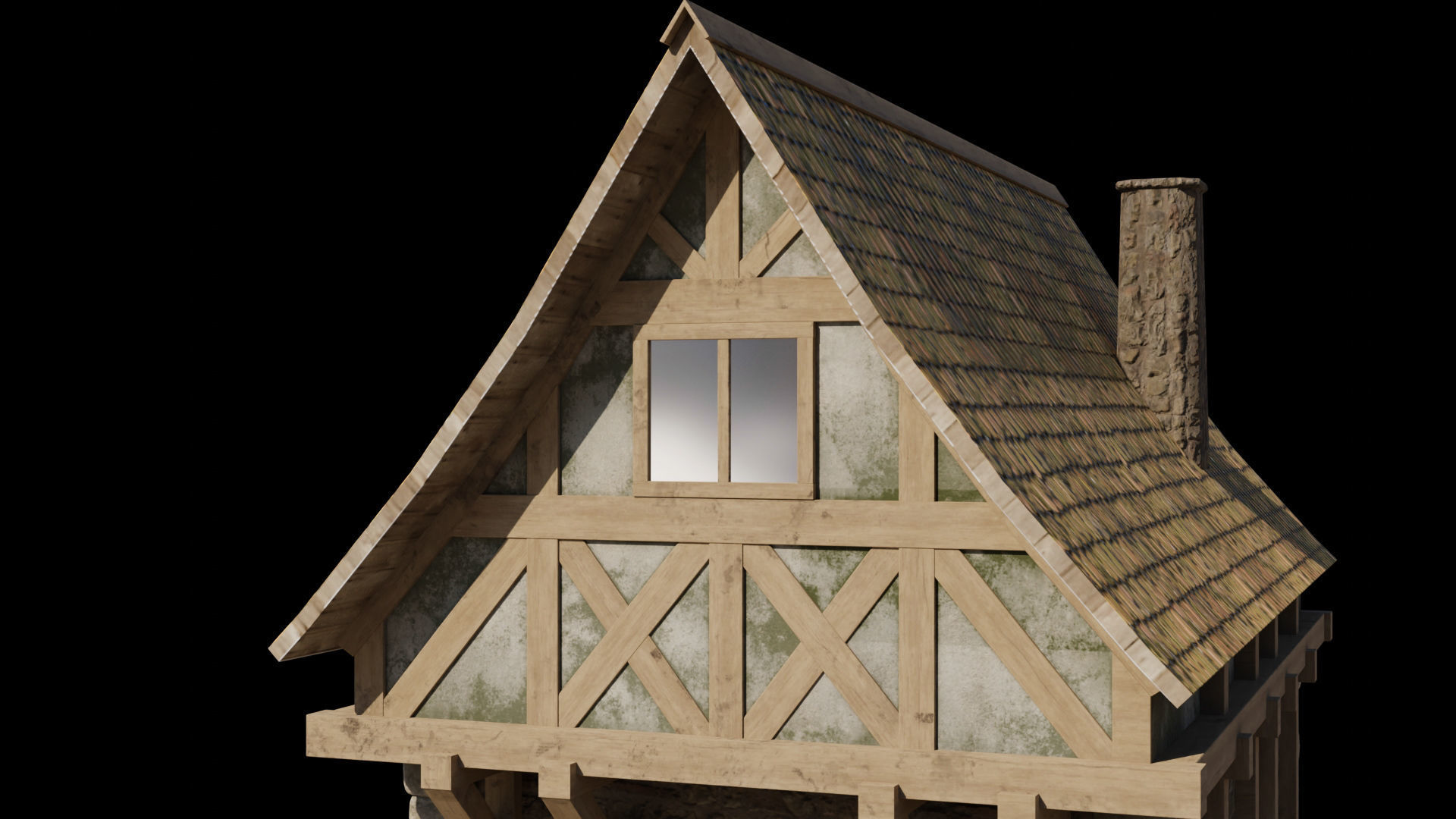 Medieval House By Nikdox Low-poly 3D model_8