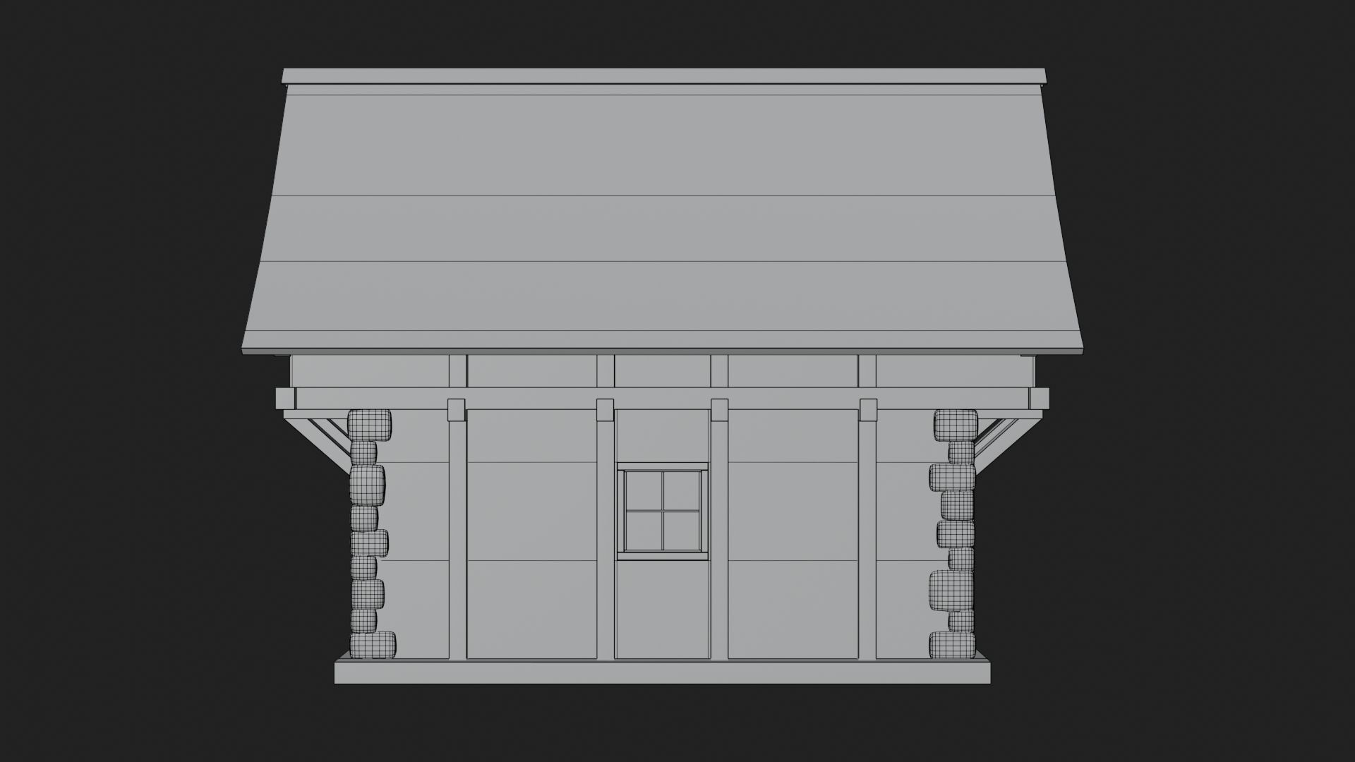 Medieval House By Nikdox Low-poly 3D model_21