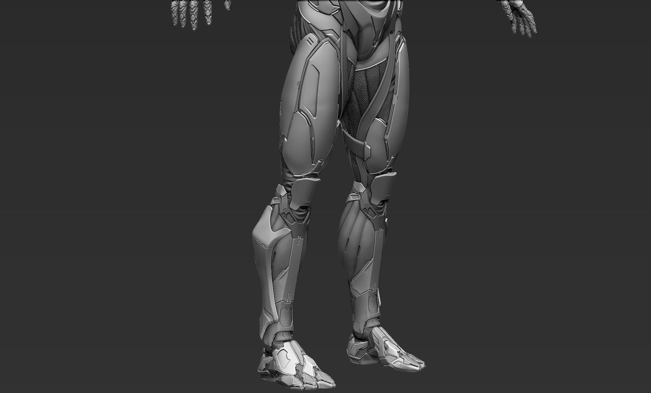Cyber Ninja Zbrush 3D model_27