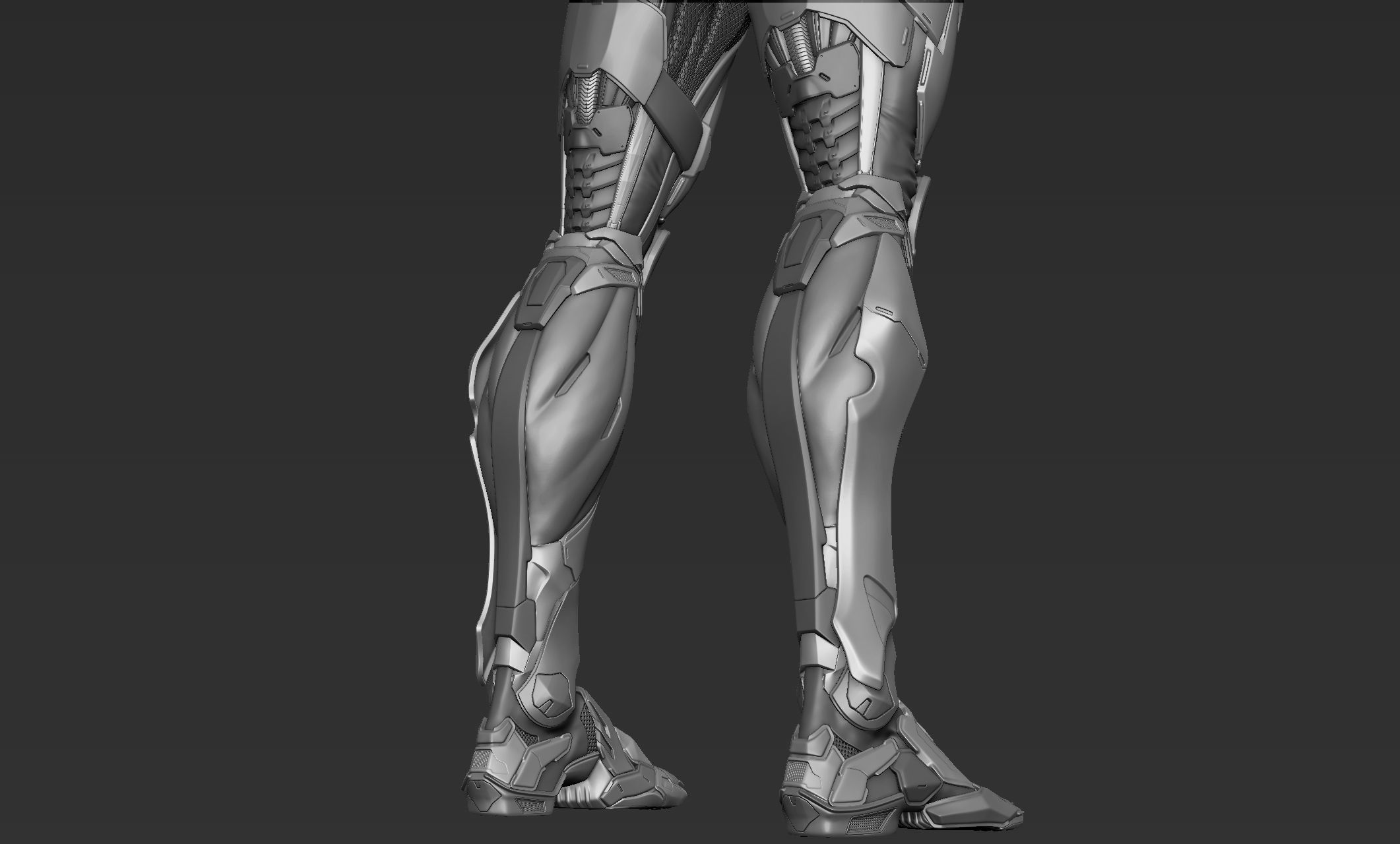 Cyber Ninja Zbrush 3D model_11