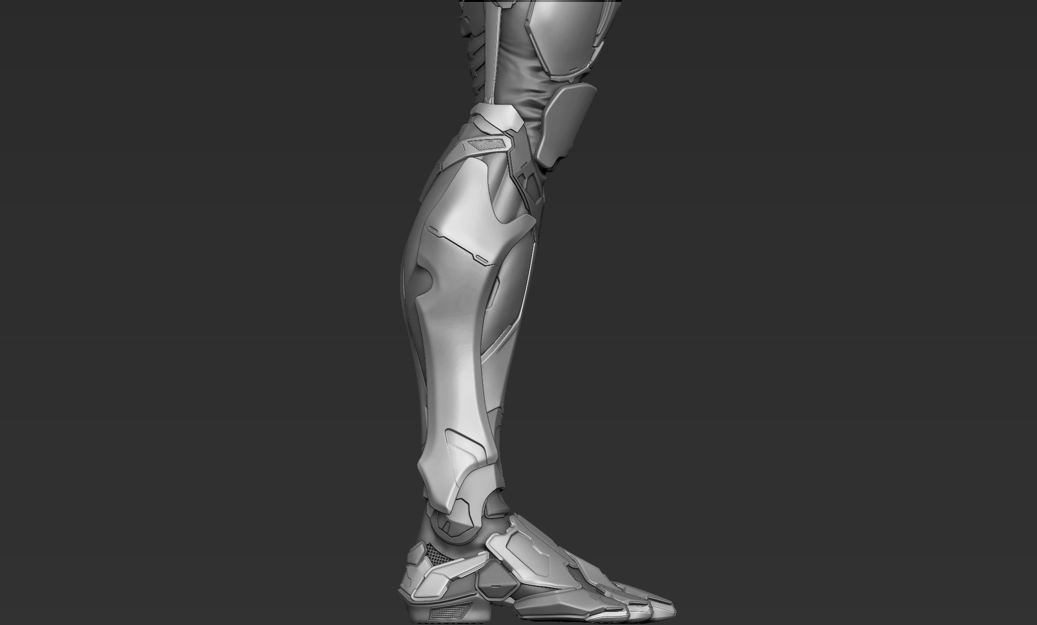 Cyber Ninja Zbrush 3D model_12